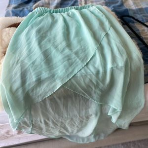 Light blue long maxi skirt